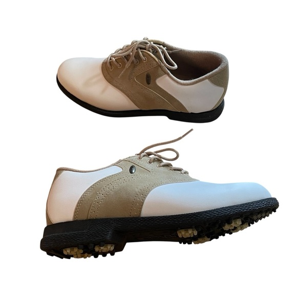 Austin Ladies White/Tan Golf Shoes-Size 8. No wear. - Picture 4 of 13